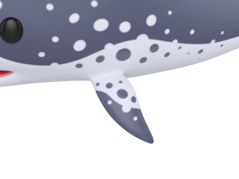 Character283 Narwhal 3D Model
