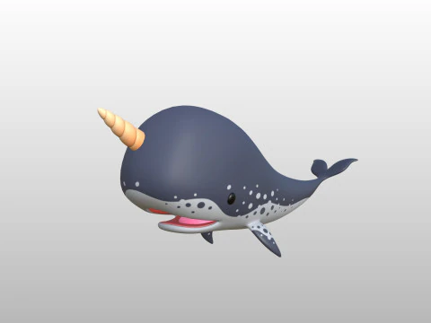 Character283 Narwhal 3D Model