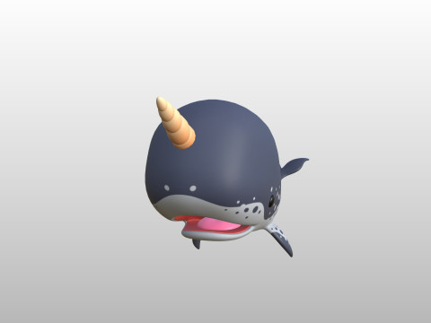 Character283 Narwhal Model 3D