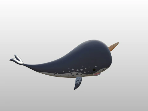 Character283 Narwhal 3D Model