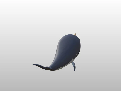 Character283 Narwhal 3D Model