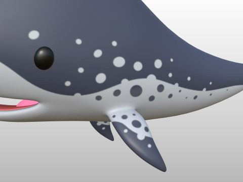 Character283 Narwhal Model 3D