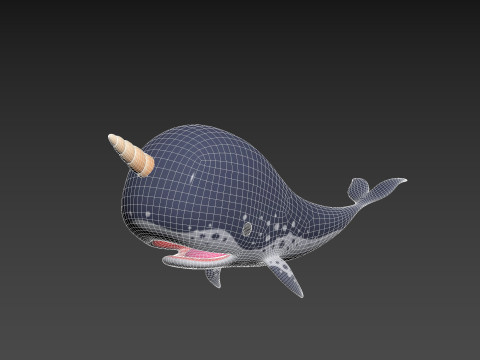 Character283 Narwhal Model 3D