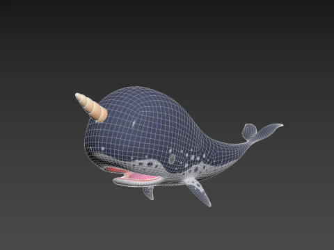 Character283 Narwhal 3D Model