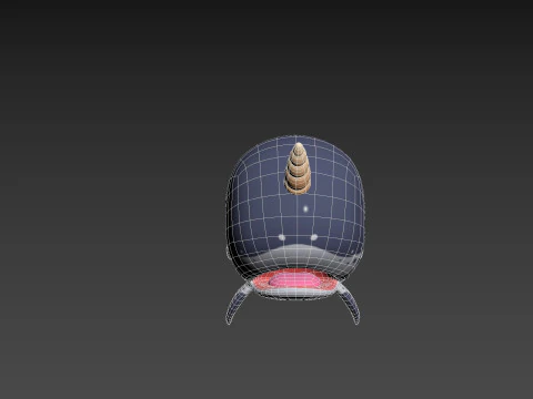 Character283 Narwhal 3D Model