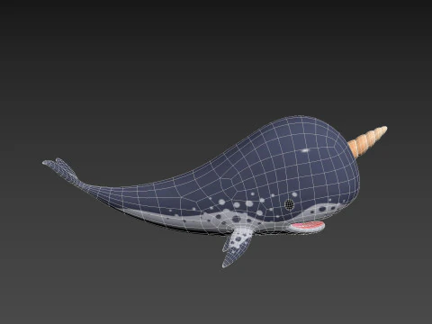 Character283 Narwhal 3D Model