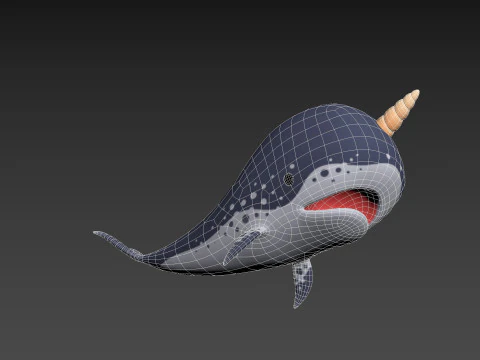 Character283 Narwhal 3D Model