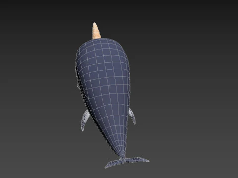 Character283 Narwhal 3D Model