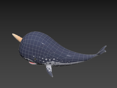 Character283 Narwhal Model 3D