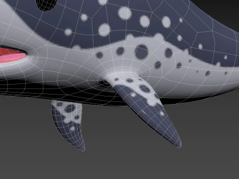 Character283 Narwhal 3D Model