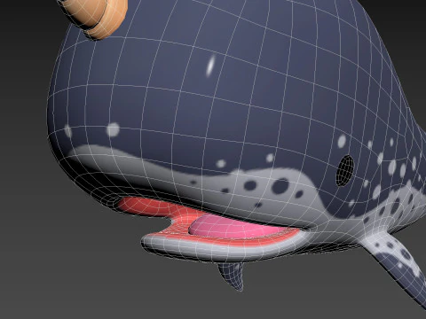 Character283 Narwhal 3D Model