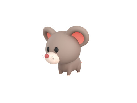 Character284 Rat Modello 3D