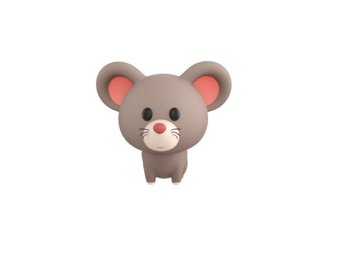 Character284 Rat 3Dモデル
