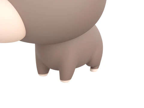 Karakter284 Tikus Model 3D