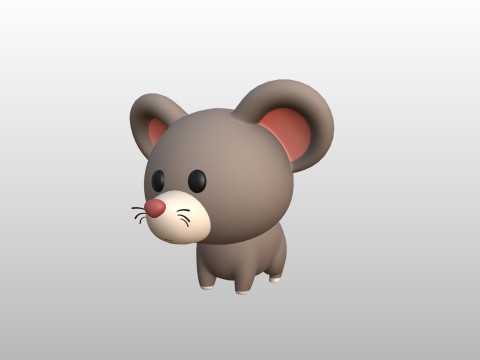 Character284 Rat 3Dモデル