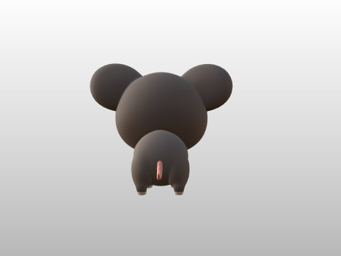 Character284 Rat 3Dモデル