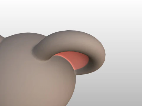 Karakter284 Tikus Model 3D