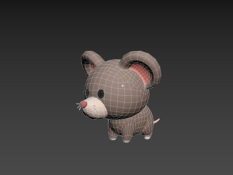 Character284 Rat 3Dモデル