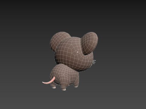 Character284 Rat 3Dモデル