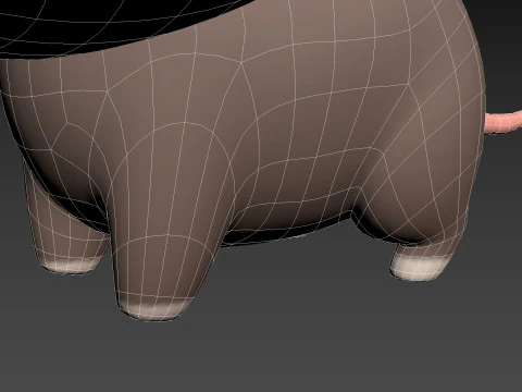 Karakter284 Tikus Model 3D