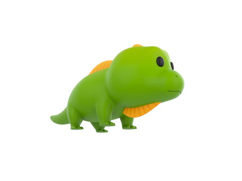 Character285 Lizard 3D Model