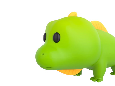 Character285 Lizard 3D Model