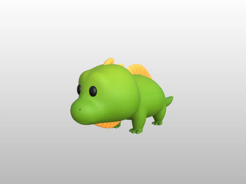 Character285 Lizard 3D Model