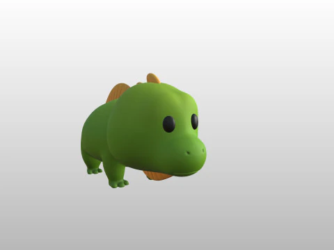 Character285 Lizard 3D Model
