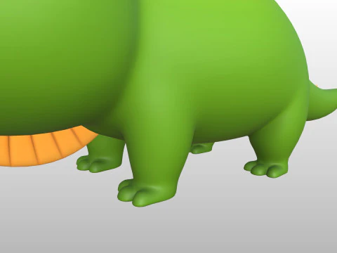Character285 Lizard 3D Model