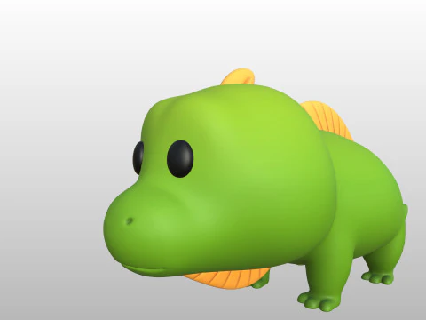 Character285 Lizard 3D Model