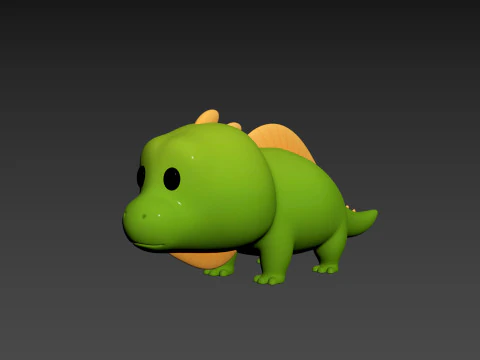 Character285 Lizard 3D Model