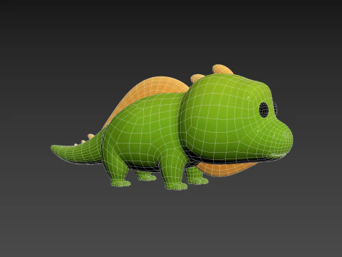 Character285 Lizard 3D Model