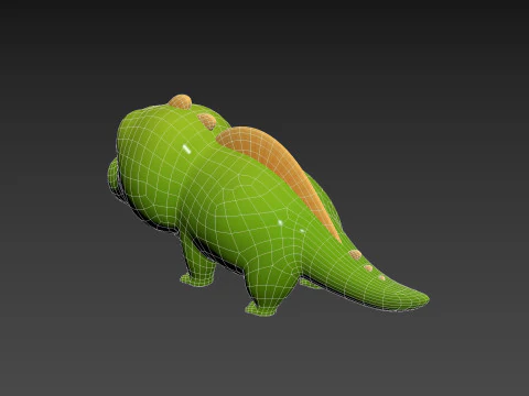 Character285 Lizard 3D Model