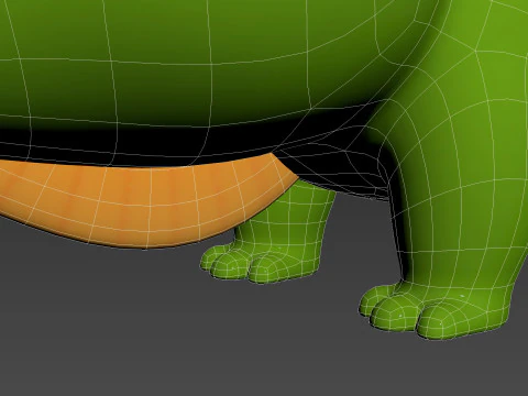 Character285 Lizard 3D Model