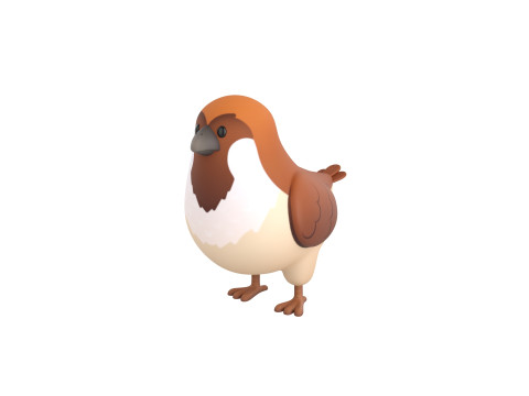 Character286 Sparrow 3Dモデル