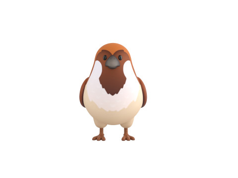 Character286 Sparrow 3D-Modell