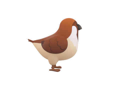 Character286 Sparrow 3D-Modell