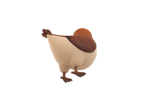 Character286 Sparrow 3D-Modell