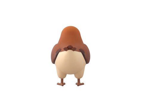 Character286 Sparrow 3D-Modell