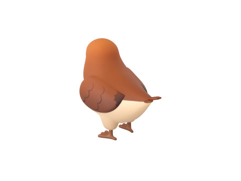 Character286 Sparrow 3D-Modell