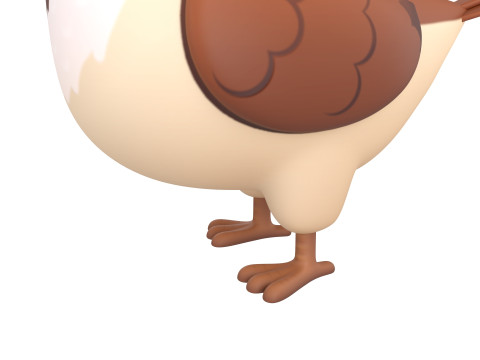 Character286 Sparrow 3D-Modell