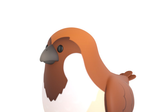 Character286 Sparrow 3D-Modell