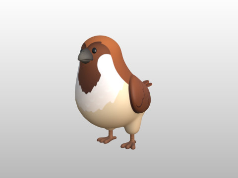 Character286 Sparrow 3D-Modell