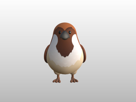 Character286 Sparrow 3D-Modell