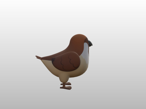 Character286 Sparrow 3D-Modell
