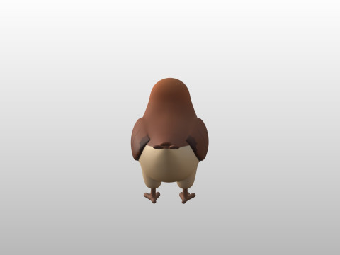 Character286 Sparrow 3D-Modell