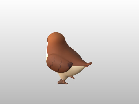 Character286 Sparrow 3D-Modell