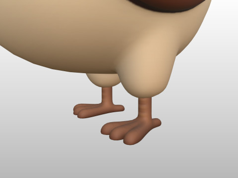 Character286 Sparrow 3D-Modell