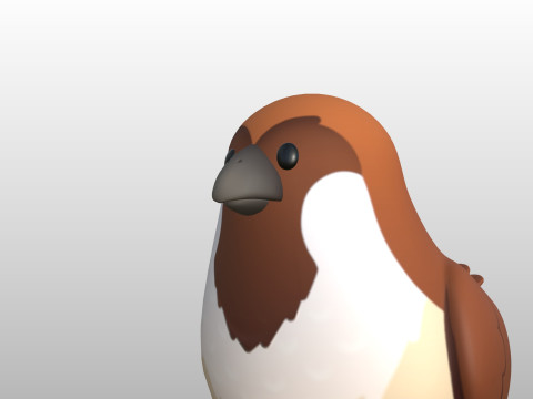 Character286 Sparrow 3D-Modell