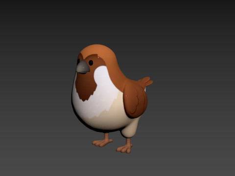 Character286 Sparrow 3D-Modell